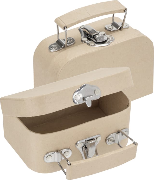Glorex Papp-Koffer 12 x 8 x 5 cm Pappartikel