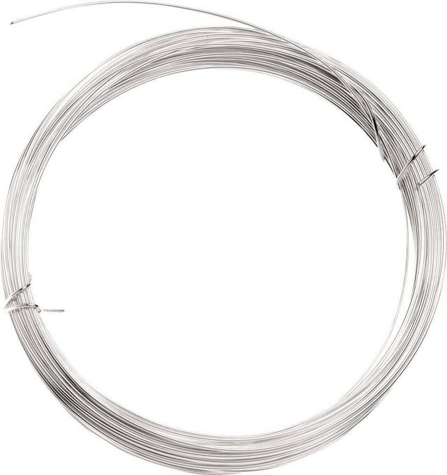 Glorex Silberdraht 0,8mm, 6 m Bastelmaterial