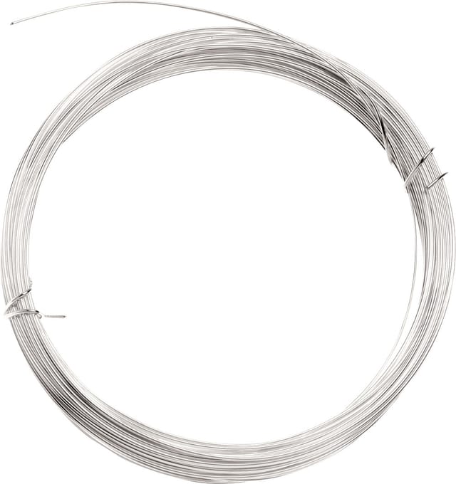 Glorex Silberdraht 1 mm, 4 m Bastelmaterial