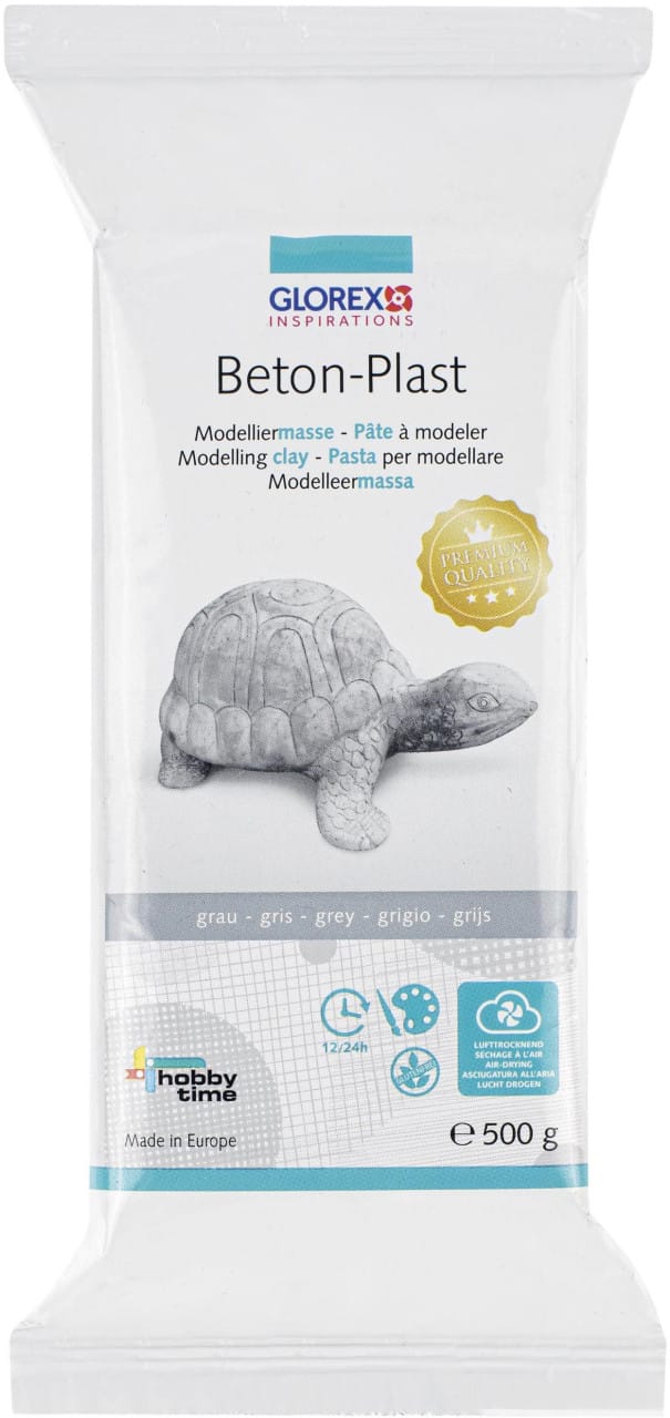 Glorex Beton Plast Modelliermasse 500 g Bastelmaterial