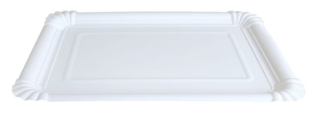 Braun&company - By nature weiß Teller 16,5x23 cm Pappe 20er Pack Pappteller