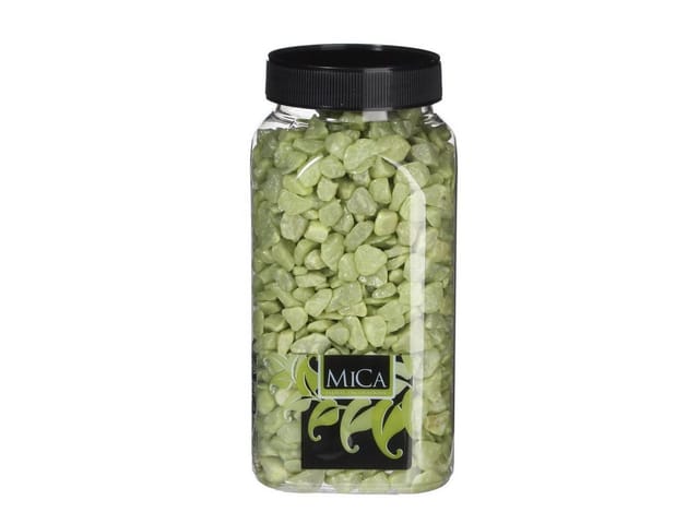 Mica Decorations - Mica Dekorative Steine lime 650 ml 1 kg Dekosteine & Dekosand