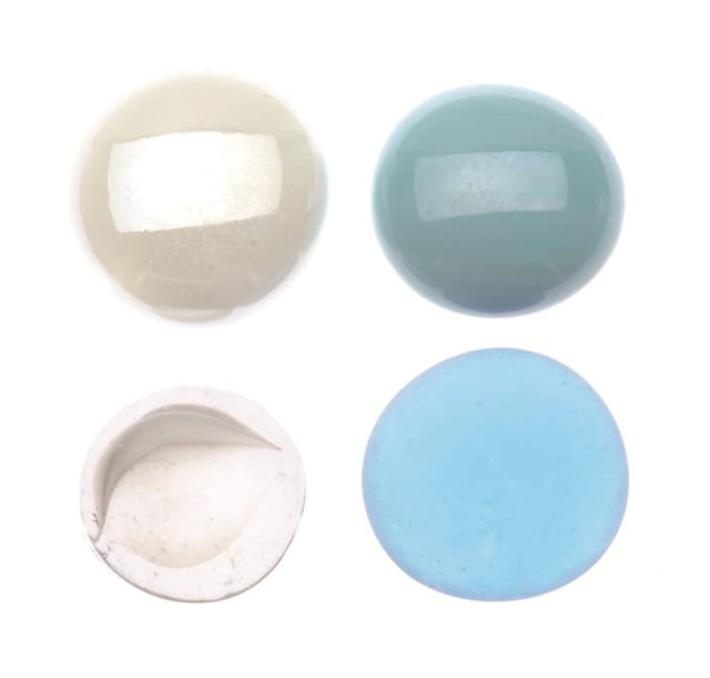 Glorex Glasnuggets 20 mm mix blau weiß Dekosteine & Dekosand