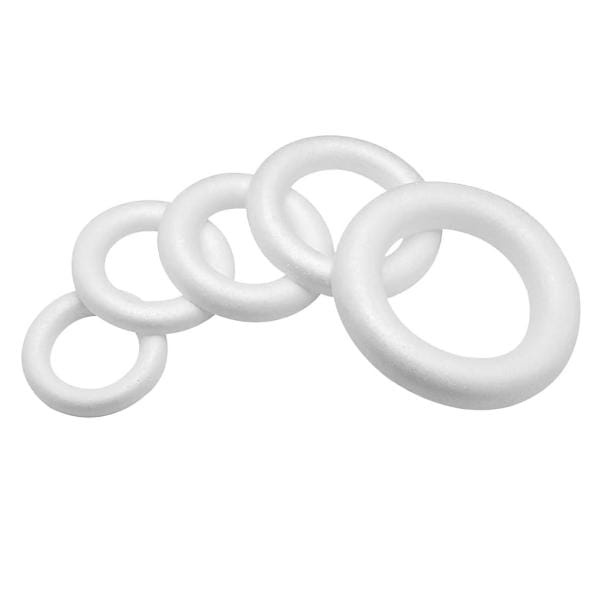 Glorex Styroporhalbring ø 30 cm Bastelmaterial