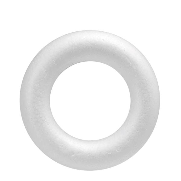 Glorex Styroporhalbring ø 22 cm Bastelmaterial