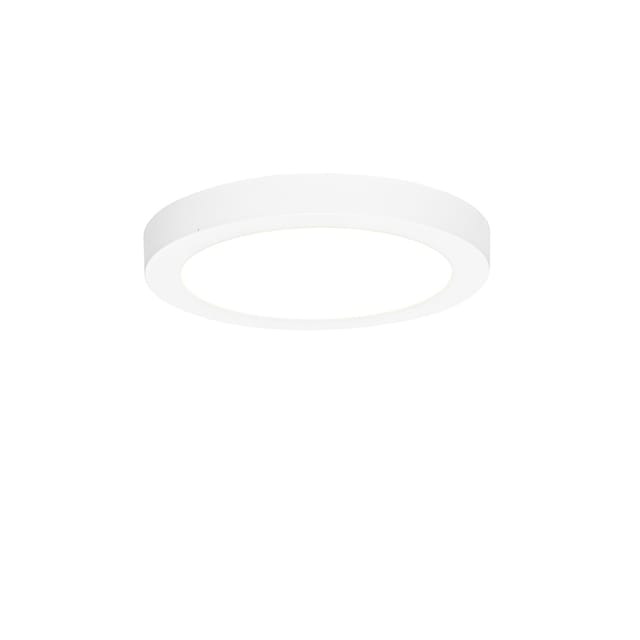 Qazqa - Einbau- oder Aufbaustrahler weiß 18 cm inkl. led 3 Stufen dimmbar bis warm - Trans