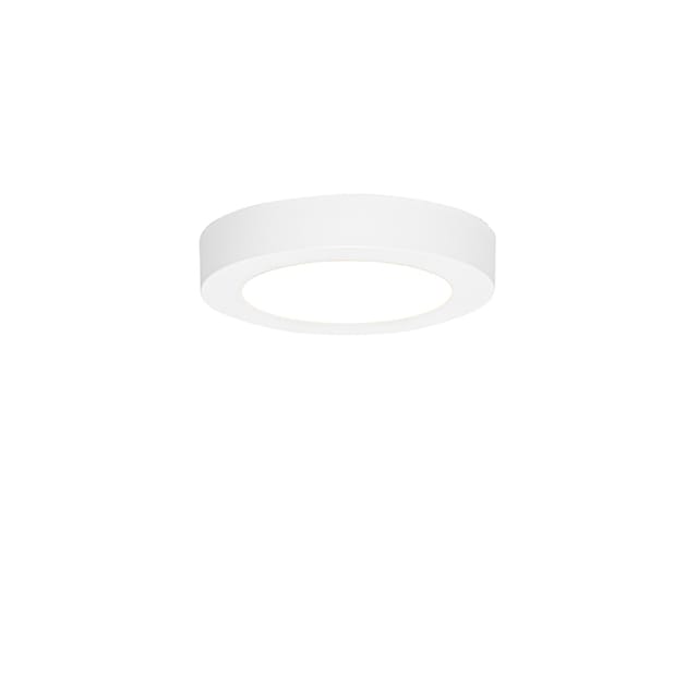 Qazqa - Einbau- oder Aufbaustrahler weiß 14 cm inkl. led 3 Stufen dimmbar bis warm - Trans