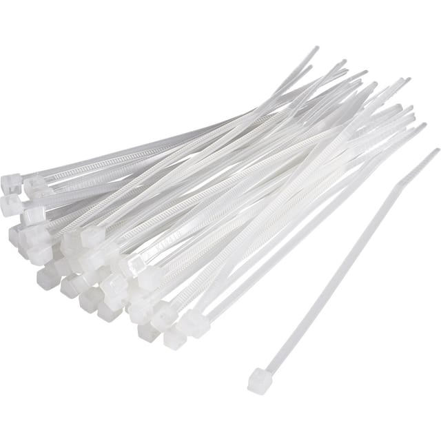 1592796 TC-CV265203 Kabelbinder 265 mm 3.60 mm Natur 100 St. - Tru Components