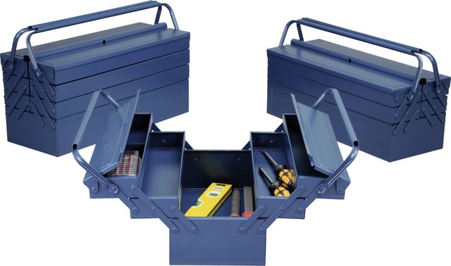 Werkzeugkoffer McPlus Metall 5/47 blau Aufbewahrung Werkstatt - Allit