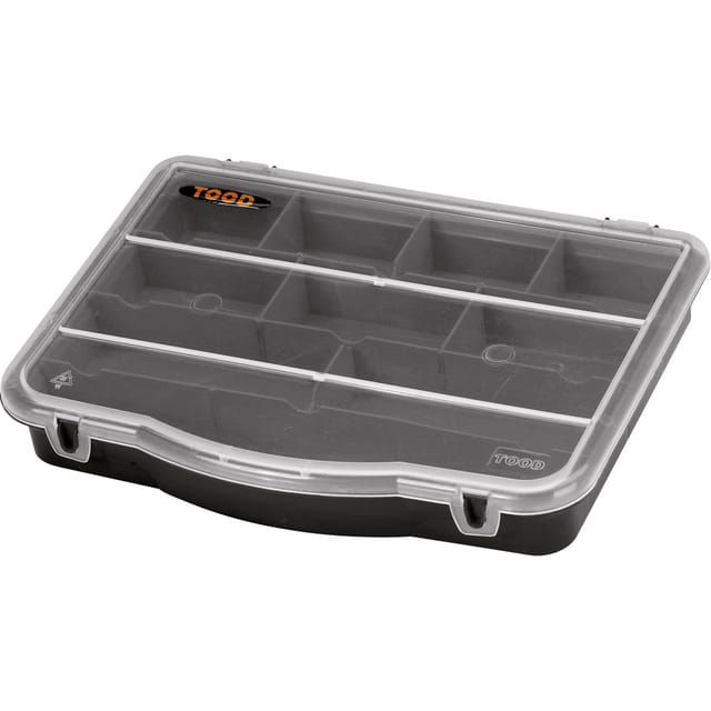 Alutec - Sortimentskasten (l x b x h) 240 x 180 x 40 mm Anzahl Fächer: 10 Inhalt 1 St.