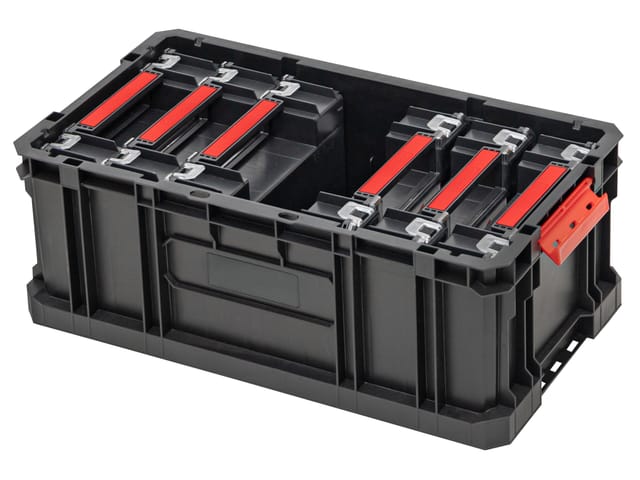 System - Lagerboxen de (6 Stück, 6 Lagerboxen de für Kleinteile) - Qbrick