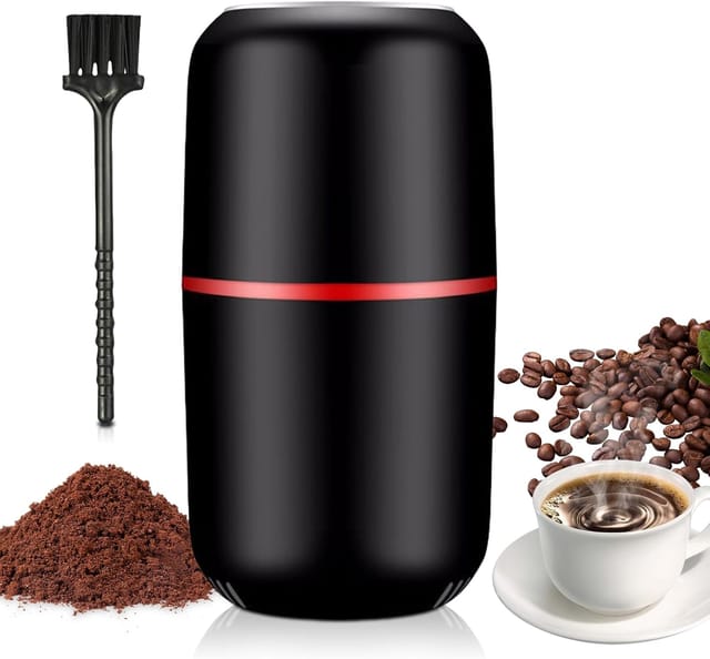 Elektrische Kaffeemühle, tragbare elektrische Mühle, Mühle für Kaffeebohnen, Nüsse, Gewürze