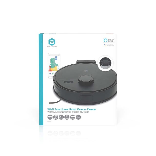Nedis SmartLife Reinigungsroboter 9.7 cm 0.59 L Kapazität