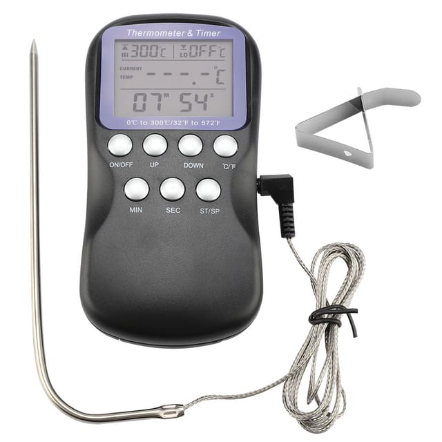 Elektronisches Einstichthermometer Für Grill Und Fleischofen – Kochgenauigkeit