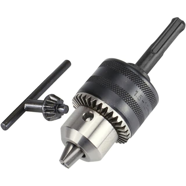 Schnellwechsel-Bohrfutteradapter 1,5–13 mm mit SDS-Plus-Schaft für Schlagbohrmaschinen-Umrüstwerkzeug, 1/2–20 UNF Gewindebohrer