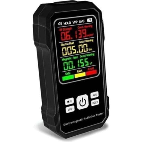 Elektromagnetischer Strahlungsdetektor - Elektromagnetfeldtester - Hf-kraftdetektionsgerät Mit Akustischem Alarm