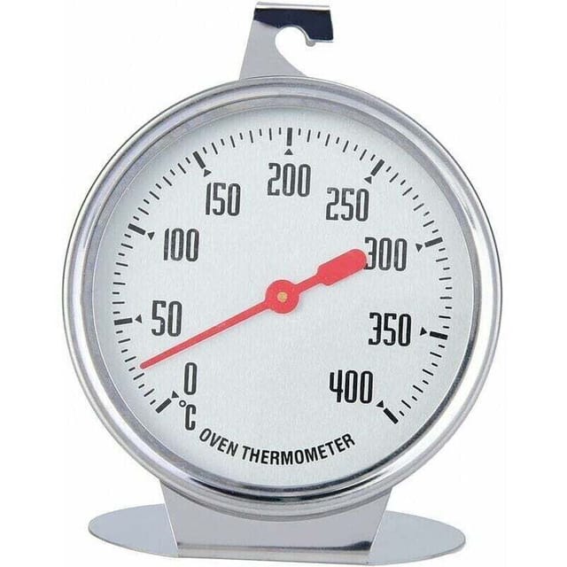 Backofenthermometer, Sofortanzeige, Edelstahlsonde Mit Haken Für Backofen Oder Grill - 7 X 9 Cm