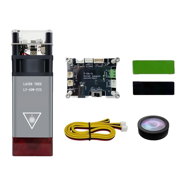Laserkopf, Hochpräzises Schneiden, Kompatibel Mit Verschiedenen Materialien, 12 V-c, Lt-40w-f23-kit