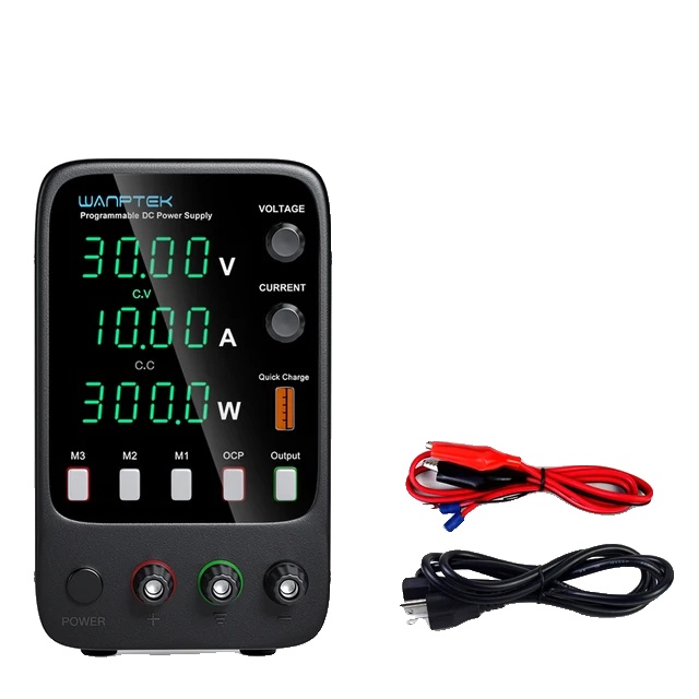 Gleichstromnetzteil, Programmierbare Funktionen, Kompakte Bauweise, 30 V, 10 A