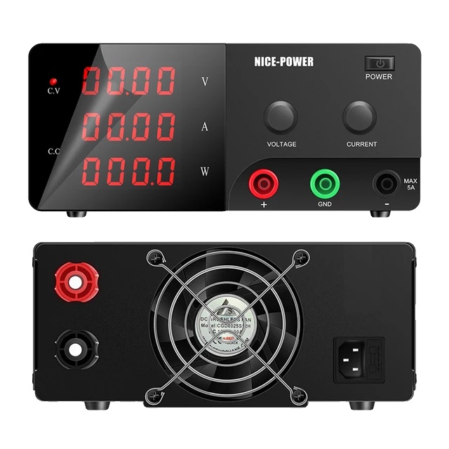 Netzteil, Einstellbare Spannung, Digitalanzeige, 30 V 20 A, Schwarz, 220 V