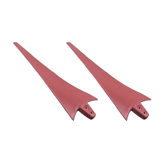 Windkraftanlagenflügel, Hochwertige Verarbeitung, Effiziente Energieerzeugung, 2 Rote Windkraftanlagenflügel