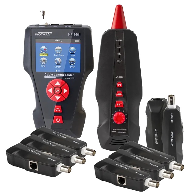 Netzwerktester, Kabellängenmessung, Poe- Und Ping-test, Nf-8601w
