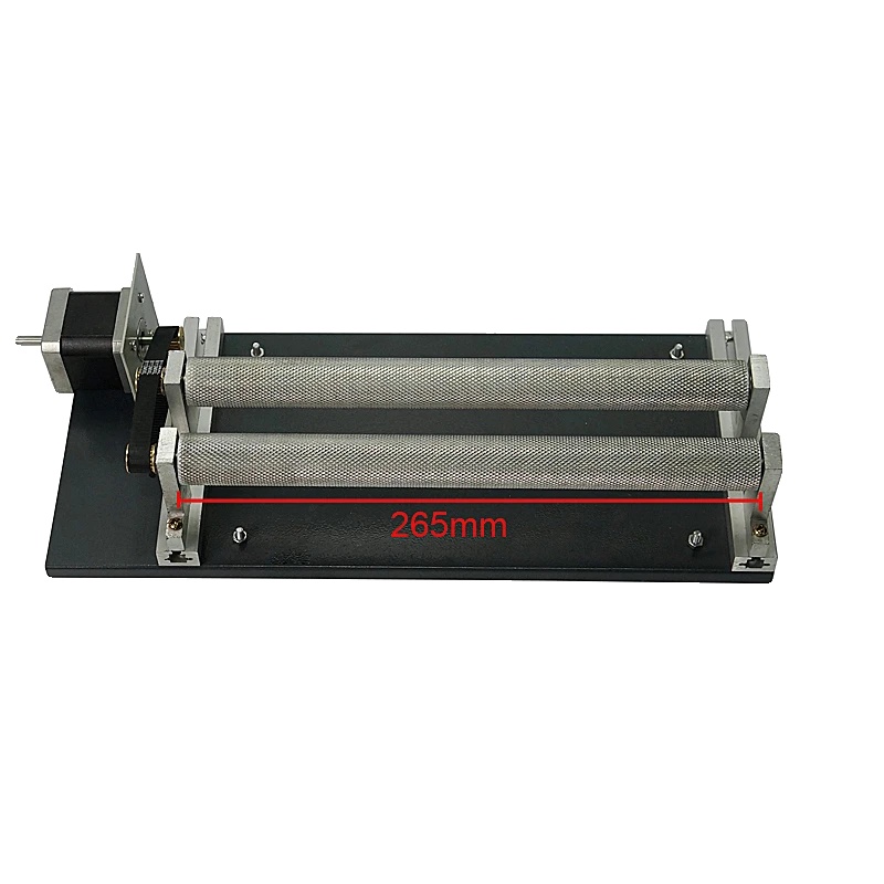 Rotationsachsen-graviermaschine, Aluminiumkonstruktion, Länge 300 Mm, Kompatibel Mit Co2-lasermaschinen, Hohe Präzision, Ce-zertifizierung.