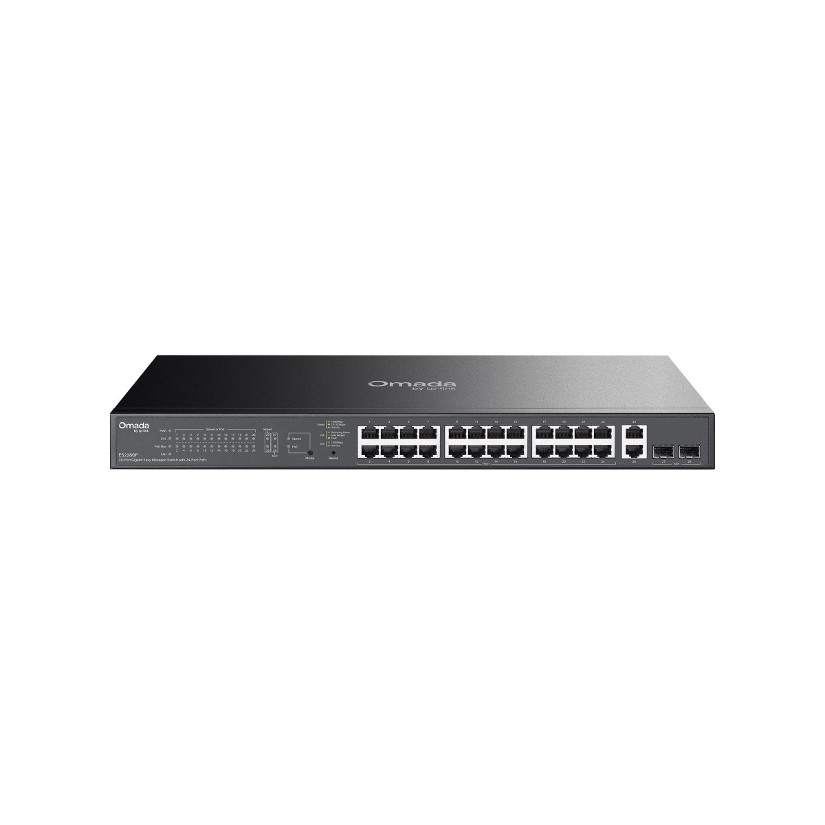 Omada Es228gp Netzwerk-switch Managed L2 Gigabit Ethernet (10/100/1000) Power Over Ethernet (poe) Schwarz