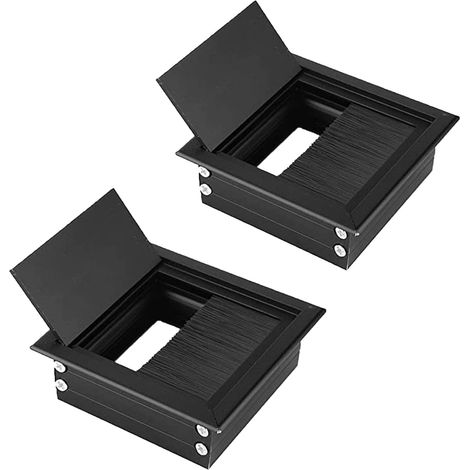 Stück Versenkte Kabeldurchführungen, Kabeldurchführungsabdeckungen Für Schreibtische, Computertisch-durchführungsabdeckungen, Für Schreibtische, Computertische (8 X 8 Cm / 3,14 X 3,14 Zoll)