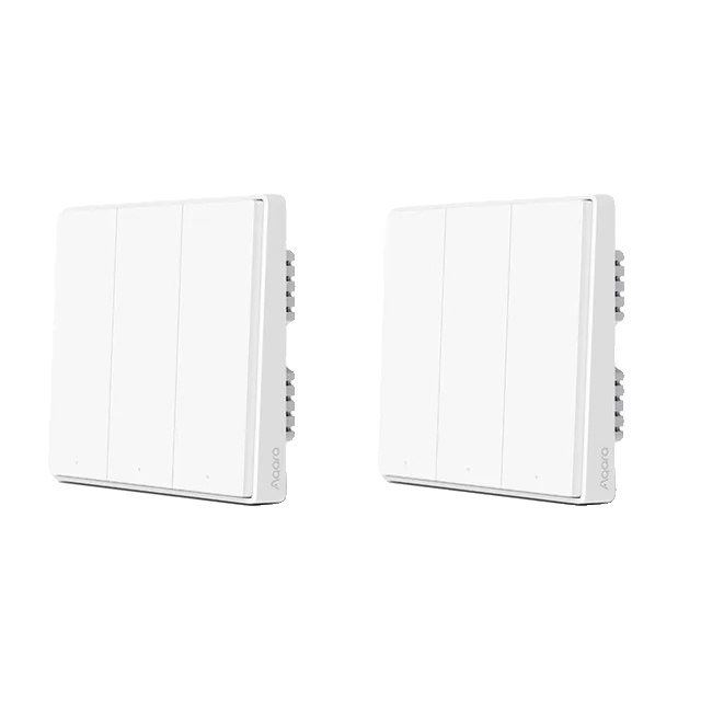 Intelligenter Schalter, Zigbee-technologie, Fernbedienung, D1 Ohne Neutralleiter 3kx2
