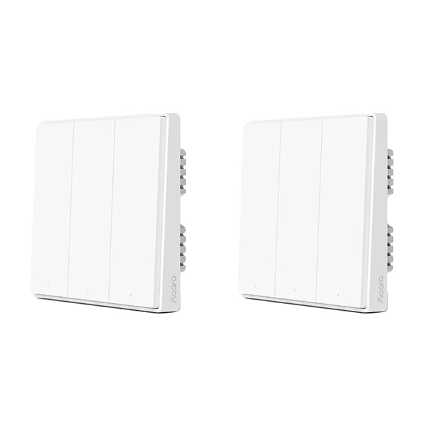 Intelligenter Schalter, Zigbee-technologie, Fernbedienung, D1 Mit Neutralleiter 3 X 2