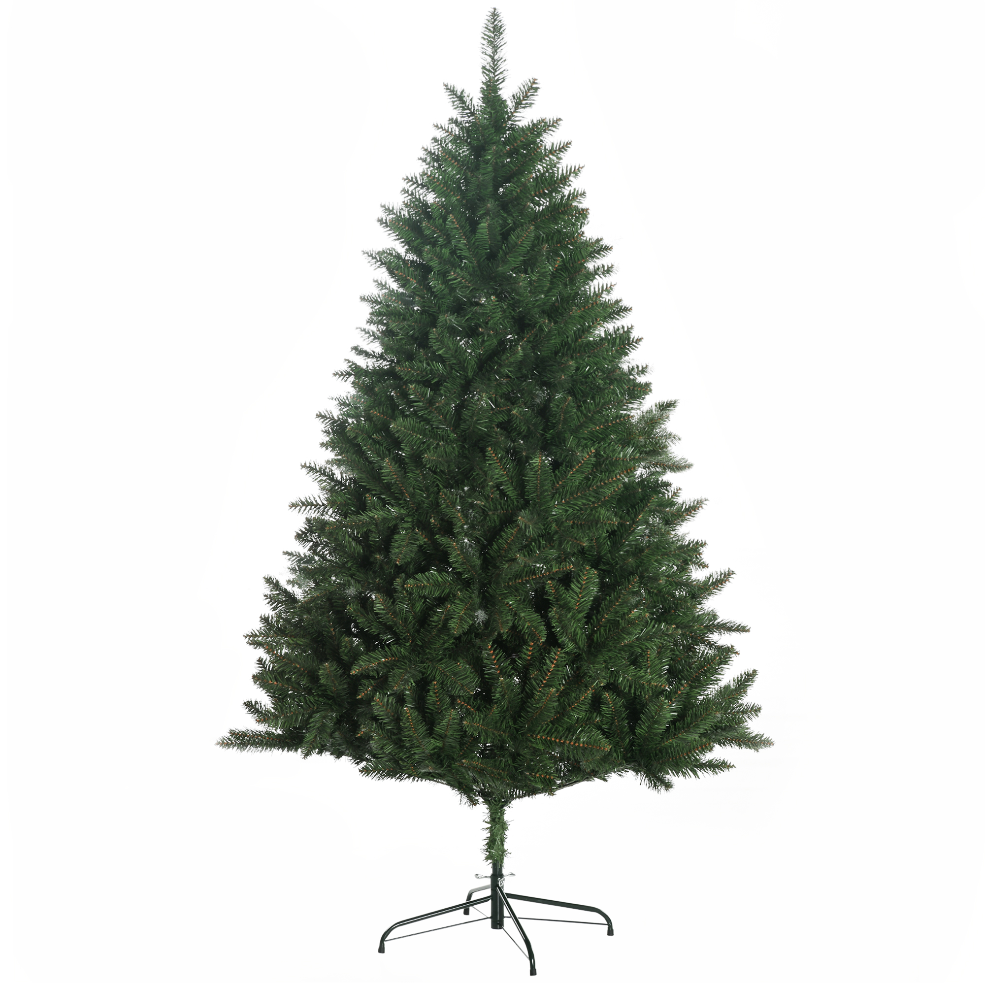 Künstlicher Weihnachtsbaum, 180 Cm, 800 Zweige, Metallfuß, Grün