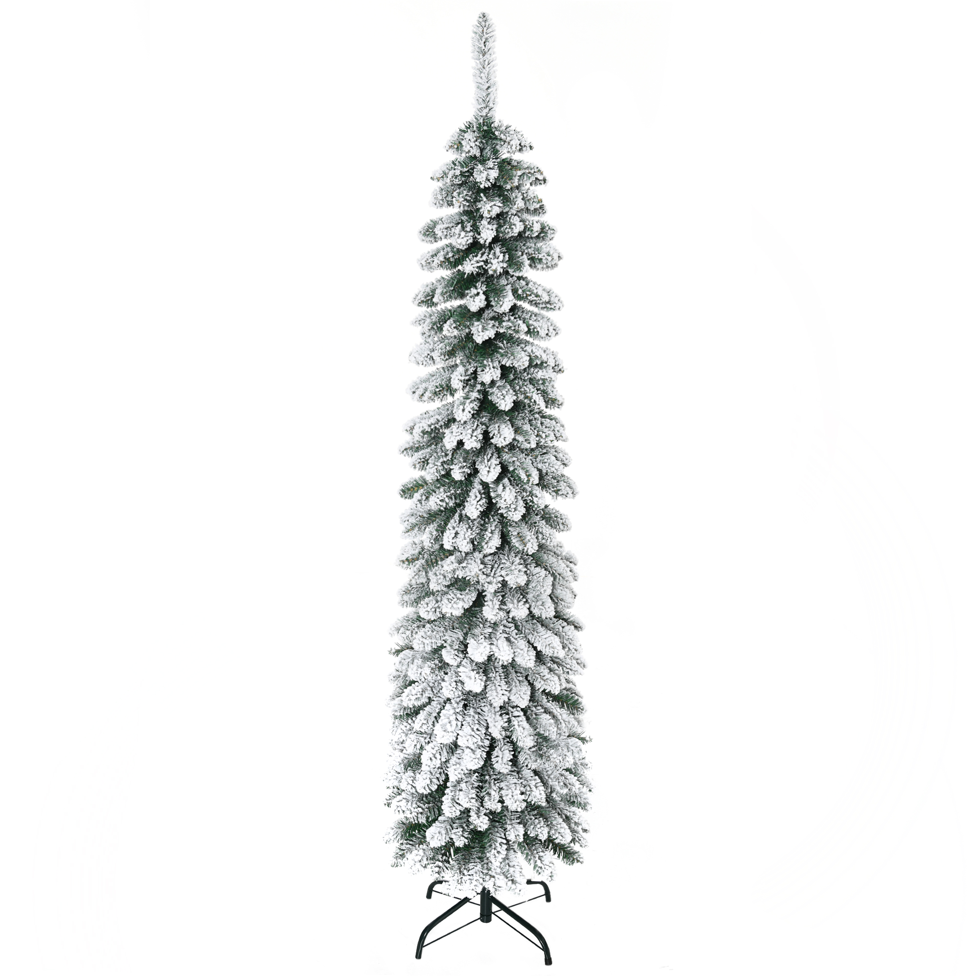 Verschneiter Weihnachtsbaum, 2-teilig, 395 Metall- Und Kunststoffzweige, 46 X 46 X 180 Cm, Grün