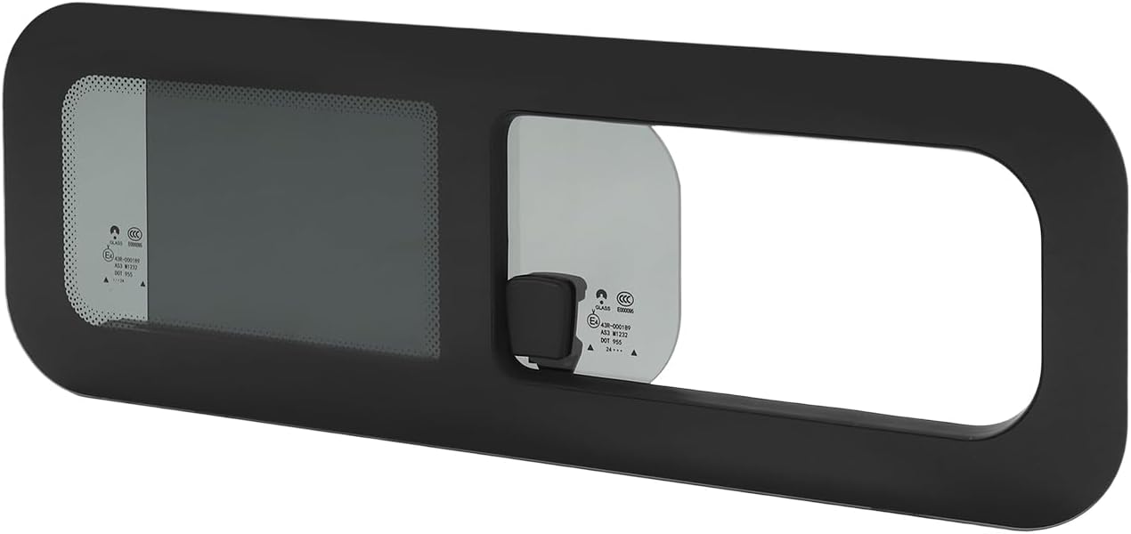 Fenster Mit Insektenschutz, Ausstellfenster Für Wohnwagen, Wohnwagenfenster-fliegengitter, Für Wohnmobile Und Wohnwagen (80 X 27 Cm)