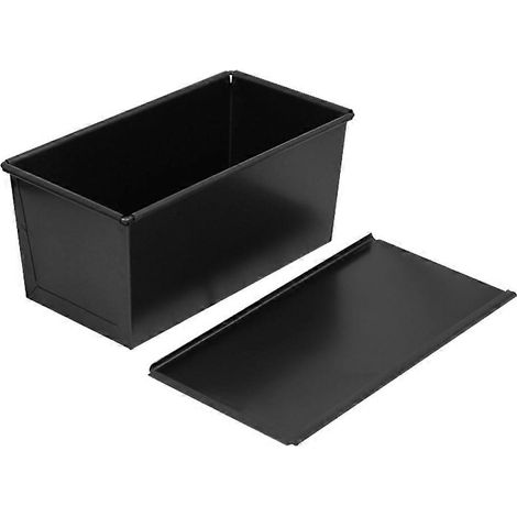 450 G Brotform Aus Kohlenstoffstahl Mit Deckel, Toastbrotform, Robust Und Professionell.