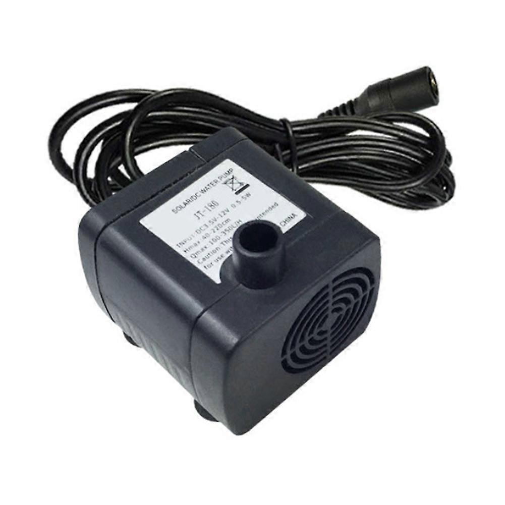 Jt-180 Dc 24v Miniatur-tauchpumpe (bürstenlos) Für Solarbrunnen Und Aquarien: Leise Wasserumwälzpumpe, Fördermenge 350 L/h