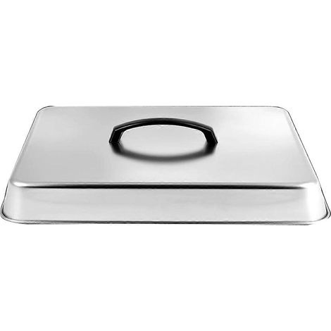 Edelstahldeckel Für Bratpfannen, Grills, Sandwiches, Steaks, Auflaufformen, Rechteckige Grillplatten, Zum Marinieren Und Zum Käseschmelzen