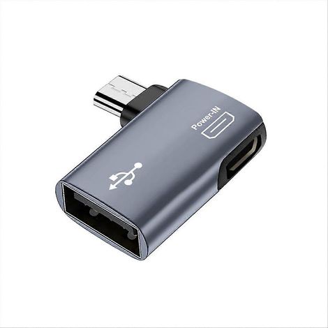Otg-adapter (2er-pack) Für Fire Tv Stick, 90°-winkel (links/rechts), Micro-usb Auf Usb, Android-kompatibel