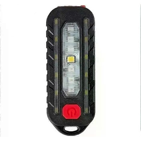 Mini-taktik-schulterlampe Mit Clip, Usb-aufladbar, Berührungsempfindlich, Rücklicht, Helmlampe, Schlüsselanhängerlampe