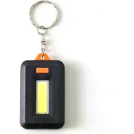 Tragbare Multifunktions-taschenlampe, Mini-cob-schlüsselanhängerlampe, Usb-aufladbar, Notlicht Für Camping Und Outdoor-aktivitäten.