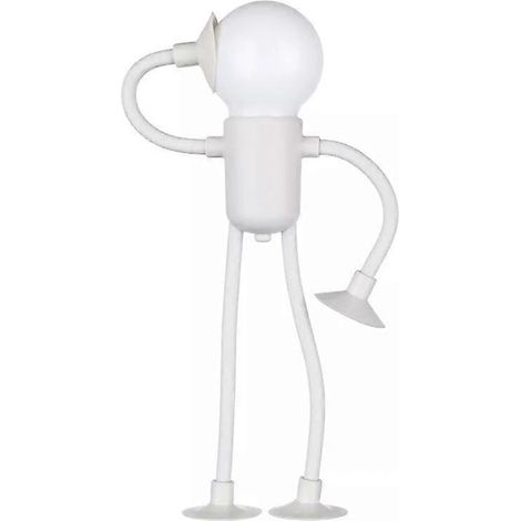 Verleihen Sie Ihrem Schlafzimmer Mit Unserer Nachttischlampe Im Cartoon-design Eine Einzigartige Und Verspielte Note. Sie Ist Aus Silikon Und Abs Gefertigt Und In Der Form Verstellbar.