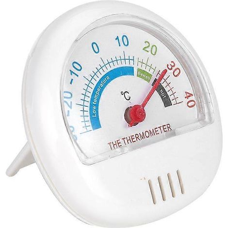 Kühlschrank-gefrierschrank-thermometer, Großes Zifferblatt (weiß, Mechanisch)
