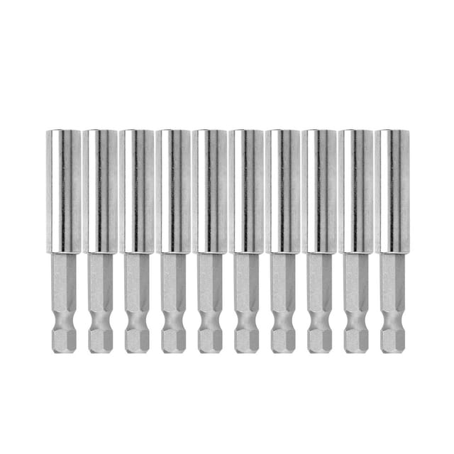 10 Stück 60 Mm Magnetische Schnellwechsel-bohrerhalter-verlängerungsstange Mit 1/4"-sechskantschaft