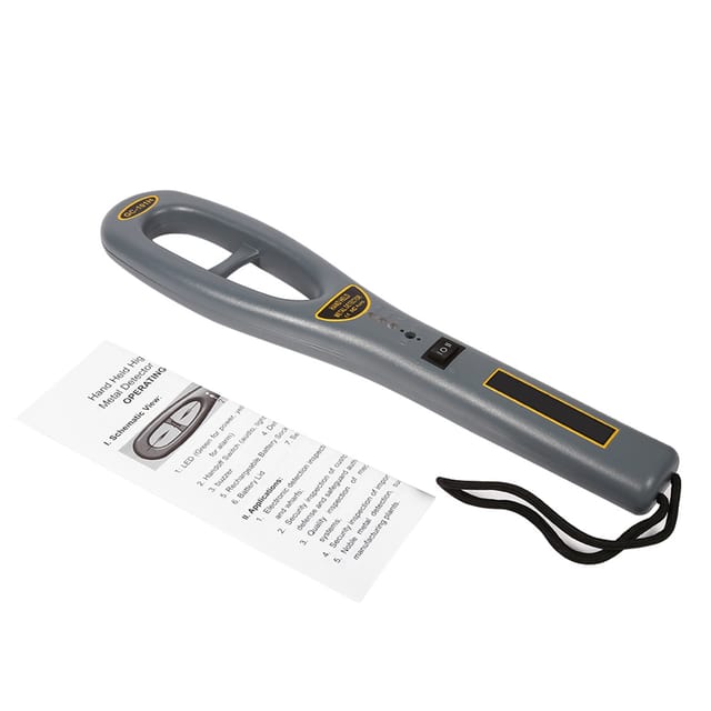 Hochempfindlicher, Tragbarer Metalldetektor – Leichter Und Handlicher Sicherheitsscanner