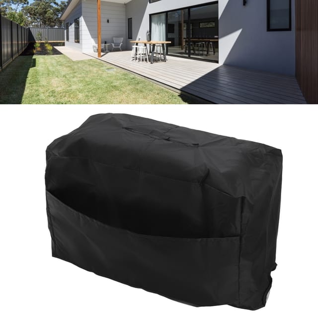 Schutzhülle aus Polyester für Schweißgerät 190T, silberfarben, wasserdicht, UV-beständig, schwarz, 50 x 25 x 31 cm (19,7 x 9,8 x 12,2 Zoll)