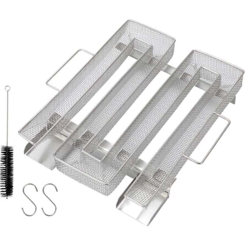 [neuwertig]anticalcare-rauchgenerator Aus Edelstahl Acciaio Für Affumicatoio, Generatore Di Fumo Freddo, Affumicatore Per Alimenti (22,5 X 17,5 X 4,5 Cm)