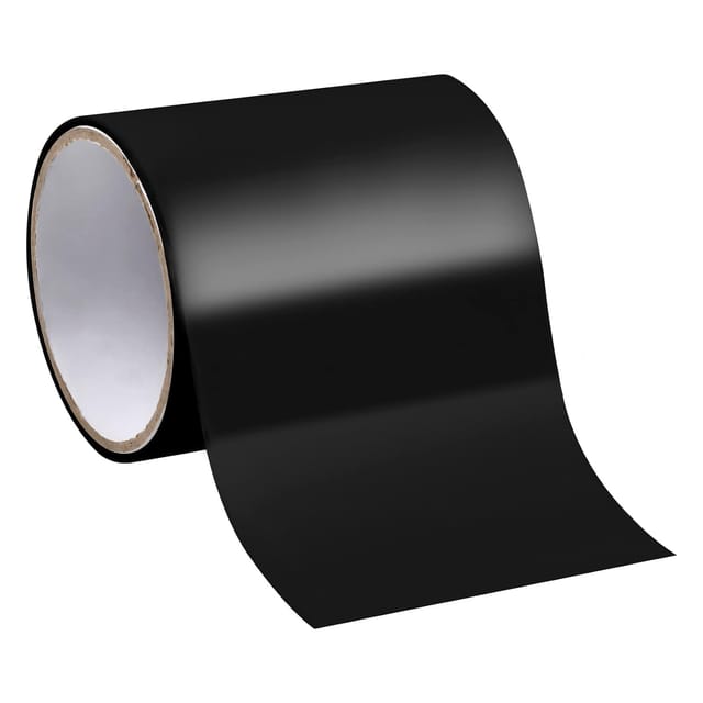 Aougo - Wasserdichtes Reparaturband, 10 cm x 1,5 m, auslaufsicheres Reparaturband für Rohre, Pools, Eimer, nicht dehnbar (schwarz)