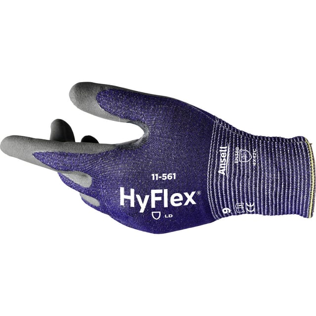HyFlex® 11561R070-1P Nylon, hppe, Basalt, Spandex®, Polyester Arbeitshandschuh Größe (Handsch - Ansell
