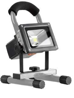 Nino Leuchten - Akku led Arbeitsleuchte Amon grau, 7 Watt, IP54, USB-Kabel Arbeitsleuchte
