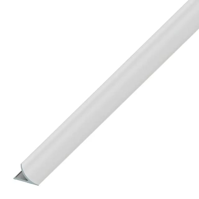 alfer Randfugeabdeckprofil 2.5 m, 12 x 17 mm Aluminium eloxiert silber Profil